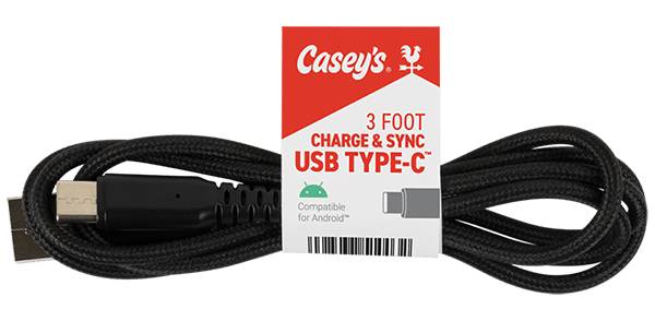 Casey's USB-C Cable 3ft