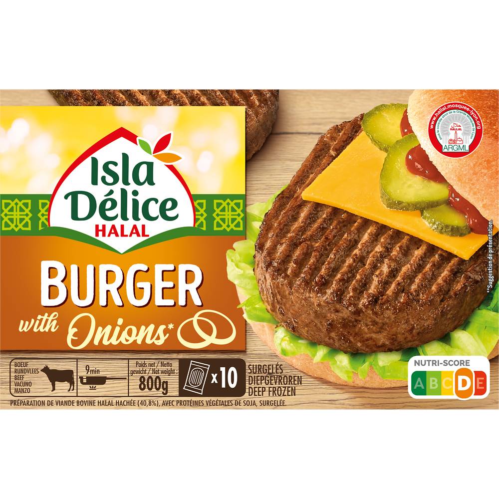 Isla Délice - Burgers halal à l'oignon
