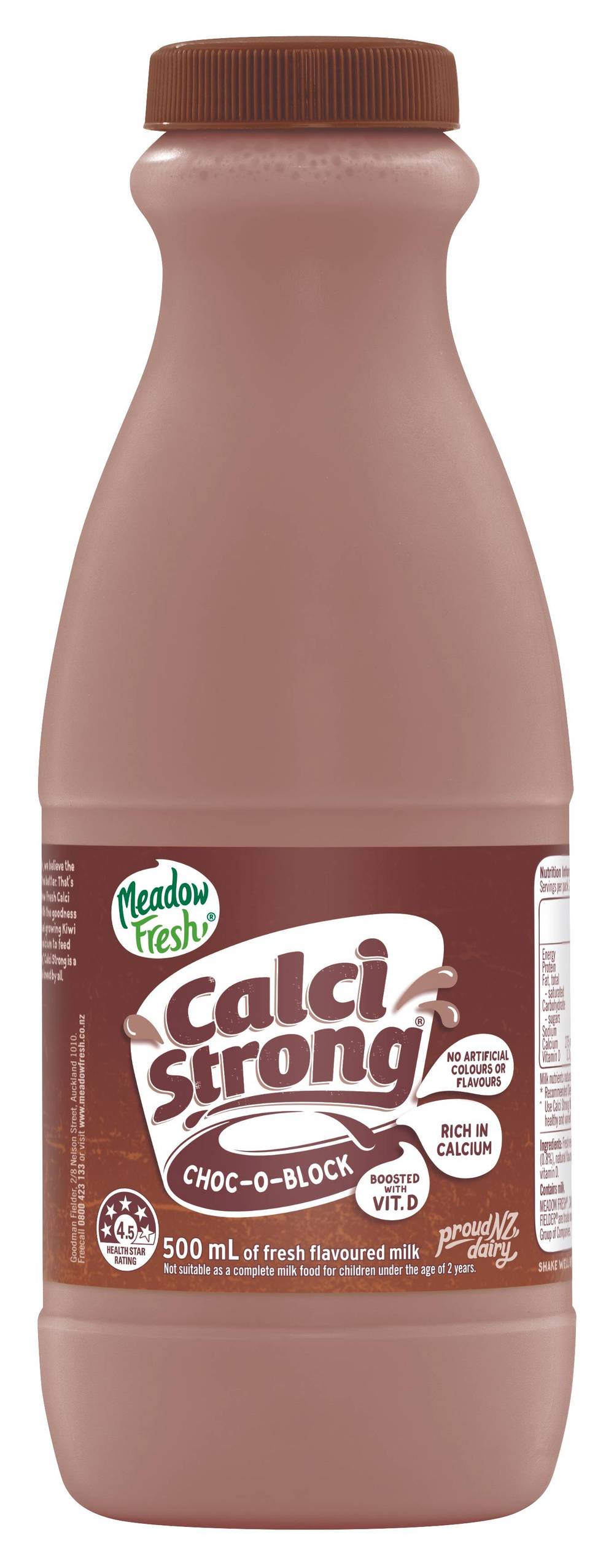 Meadowfresh Calci Strong 500ml Chocolate