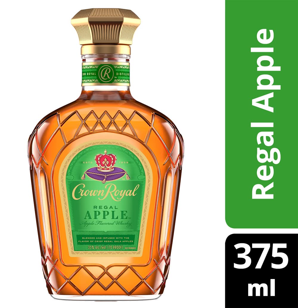 Crown Royal Flavored Whisky, Regal Apple (375 ml)