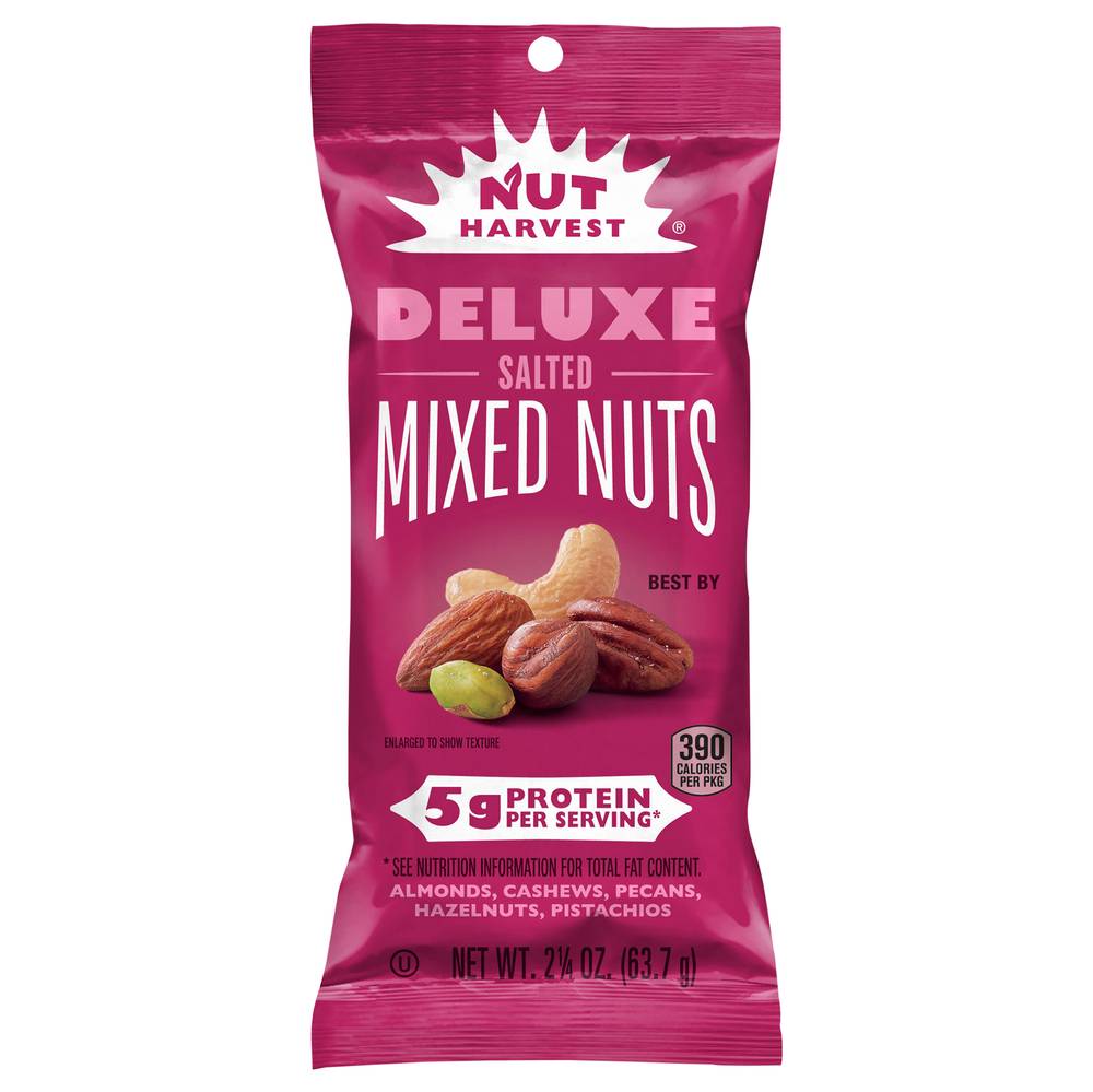 Nut Harvest Deluxe Salted Mixed Nuts (2.24 oz)