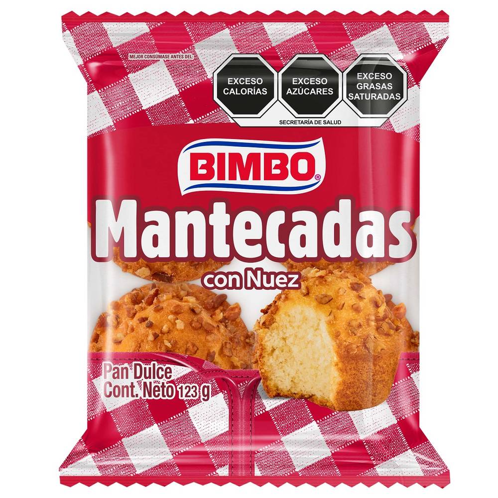 Bimbo · Mantecadas, nuez (123 g)
