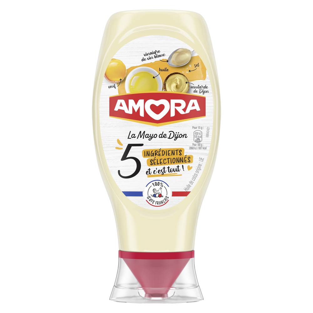 Amora - Mayonnaise de dijon 5 ingrédients (400g)