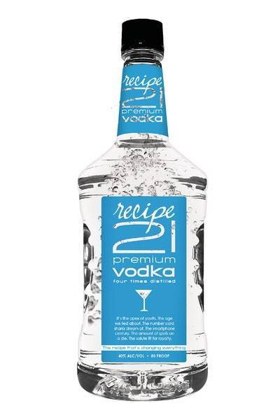 Recipe 21 Premium Vodka (1.75L bottle)