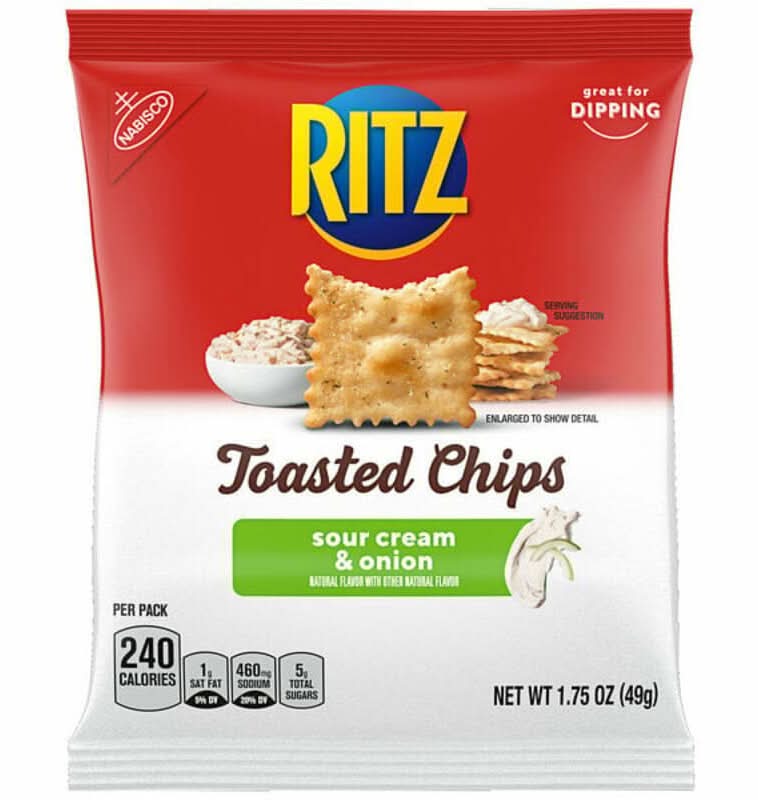 Ritz Toasted Sour Cream & Onion 2oz