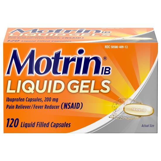 Motrin Ib Liquid Gels Ibuprofen ( 120 ct)