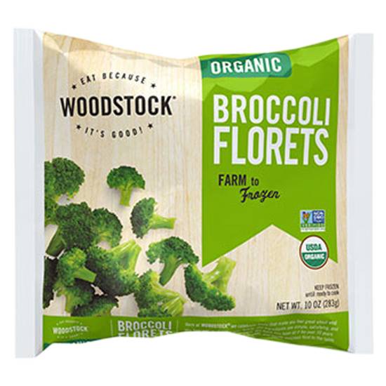Woodstock Organic Frozen Broccoli Florets 10oz