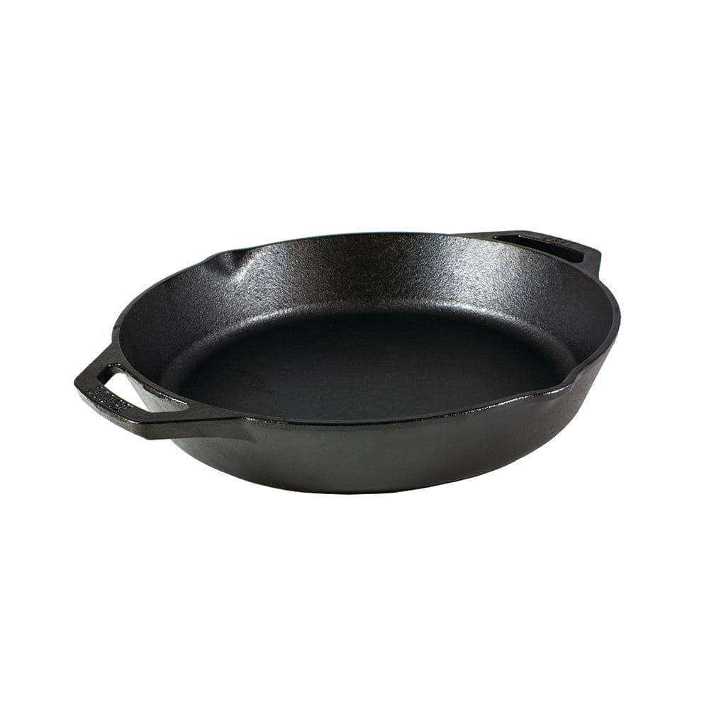 Lodge 12 In. Cast Iron Skillet In Black With Dual Handles