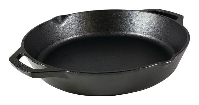 Lodge 12 In. Cast Iron Skillet In Black With Dual Handles