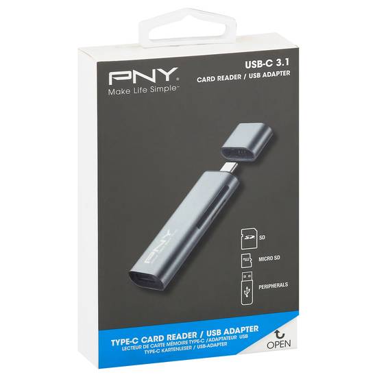 Pny Usb 3.1 Gen 1 Type-C Usb Adapter/Card Reader