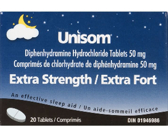 Unisom Diphenhydramine Hydrochloride Tablets (10 g)