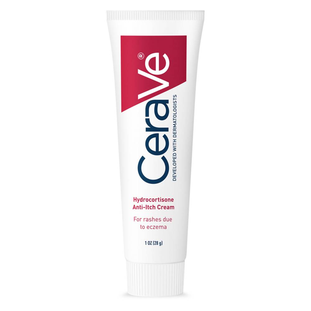CeraVe Hydrocortisone Anti-Itch Cream For Eczema, 1 OZ