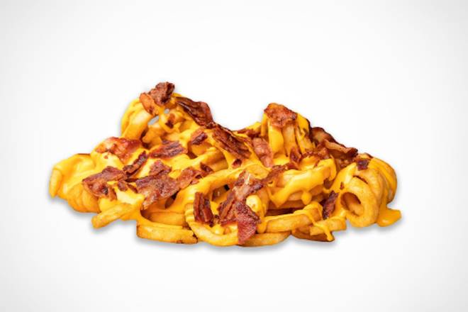 BACON AND CHEESE CURLY FRIES