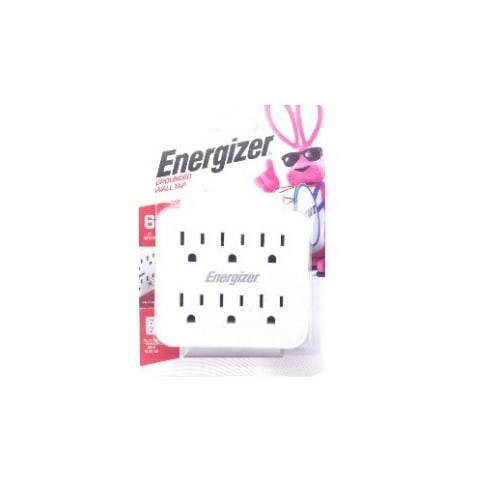 Energizer 6-Outlet Grounded Wall Tap