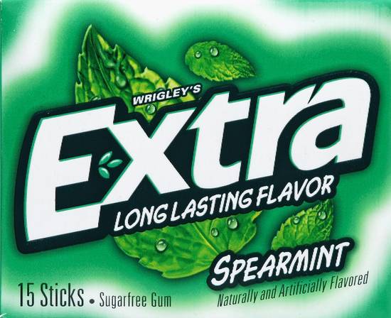 Wrigley's Extra Spearmint Sugarfree Gum (15 ct)