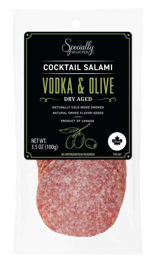 Specially Selected Cocktail Salami, Vodka Olive (3.5 oz)