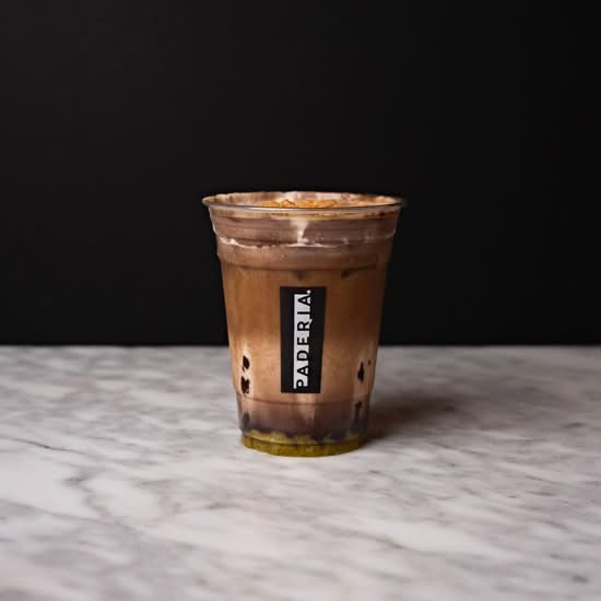 Dark Chocolate Pistachio Latte