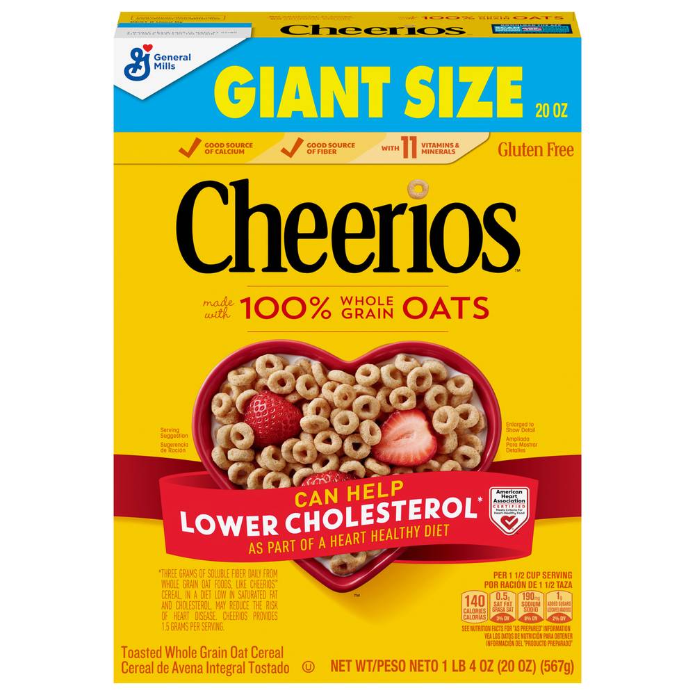 Cheerios Toasted Whole Grain Oat Cereal