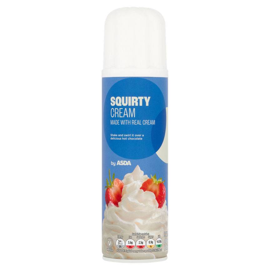 Asda Squirty Cream 250G