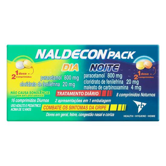 Reckitt benckiser naldecon dia e noite (24 un)