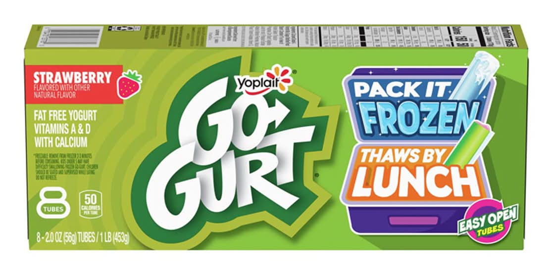 Go Gurt Yogurt Low Fat Strawberry 8 Pack 8 Ea