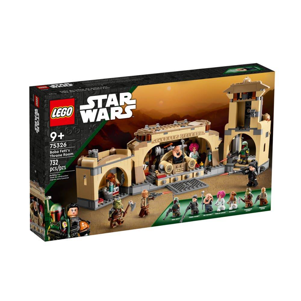 Lego star wars sala del trono de boba fett 75326