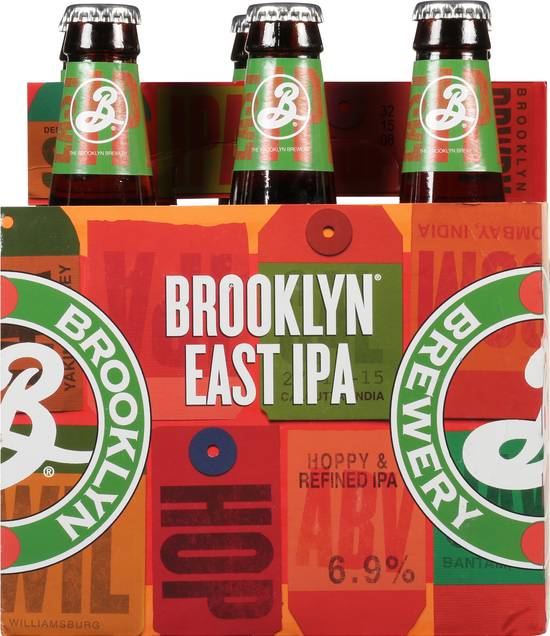 Brooklyn Brewery East Domestic Ipa Beer (6ct, 12 fl oz)