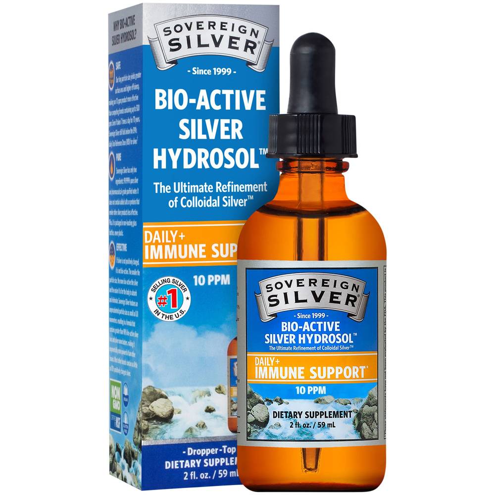 Silver Hydrosol 10 Ppm - One Flavor(2 Fluid Ou Liquid)