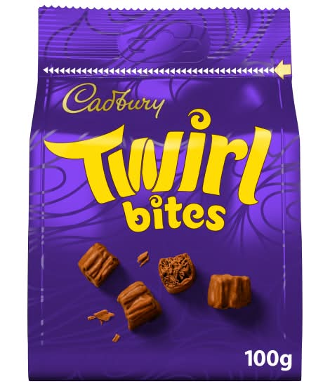 Cadbury Twirl Bite Size Chocolate Pieces (100g)