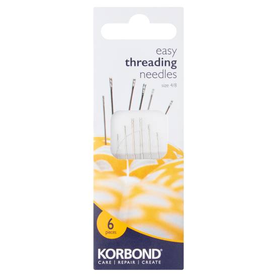 Korbond Easy Threading Needles (6 ct)