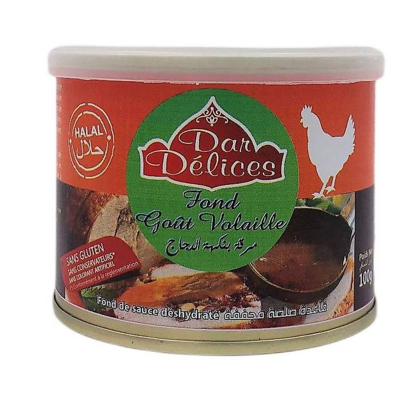 Dar Délices - Fond de sauce déshydratée, volaille (100g)