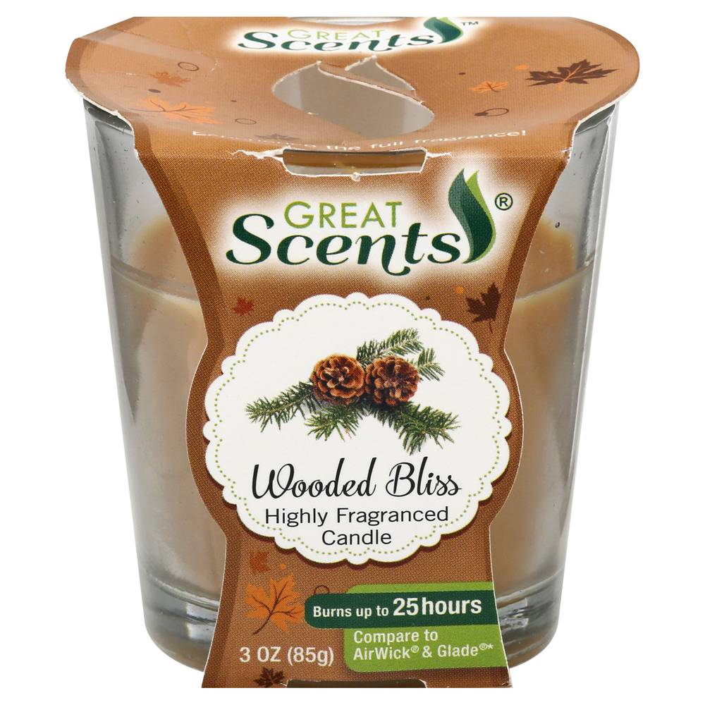 Great Scents Wooded Bliss Candle (3 oz)