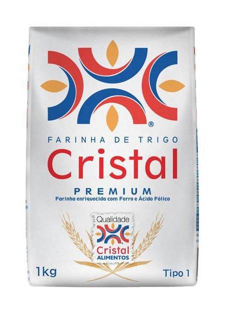 Cristal farinha de trigo premiun (1kg)