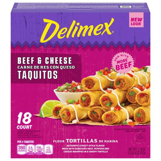 Delimex Beef & Cheese Taquitos (18 ct)