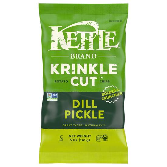 Kettle Brand Dill Pickle Krinkle Cut Chips (5 oz)