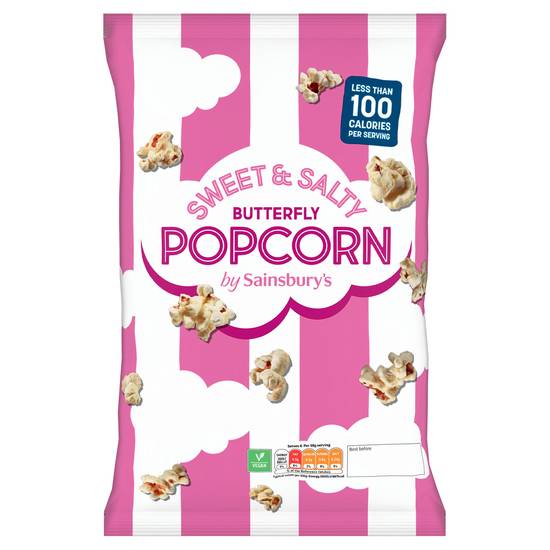 Sainsbury's Sweet & Salty Butterfly Popcorn 110g