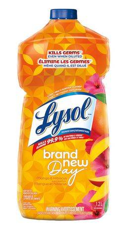 Lysol Brand New Day Surface Cleaner Pourable, Mango- Hibiscus (1.2 L)