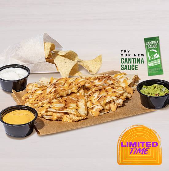 Cantina Chicken Quesadilla with Cantina Sauce