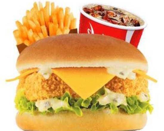 Menu fish burger