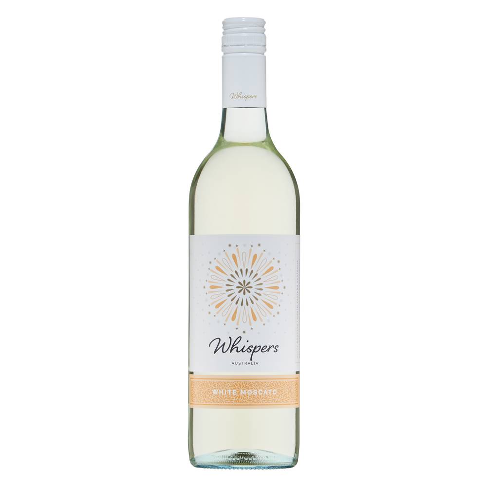 Whispers White Moscato 750ml ea