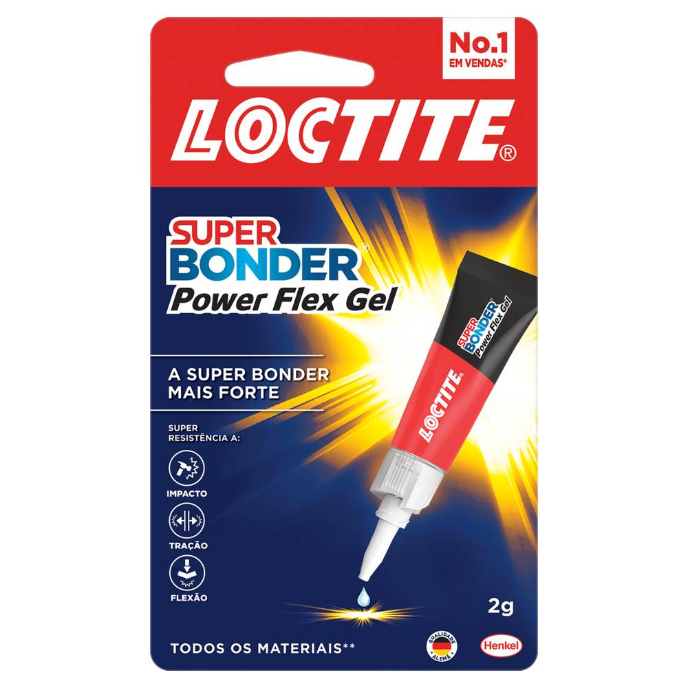 Loctite cola super bonder power flex gel