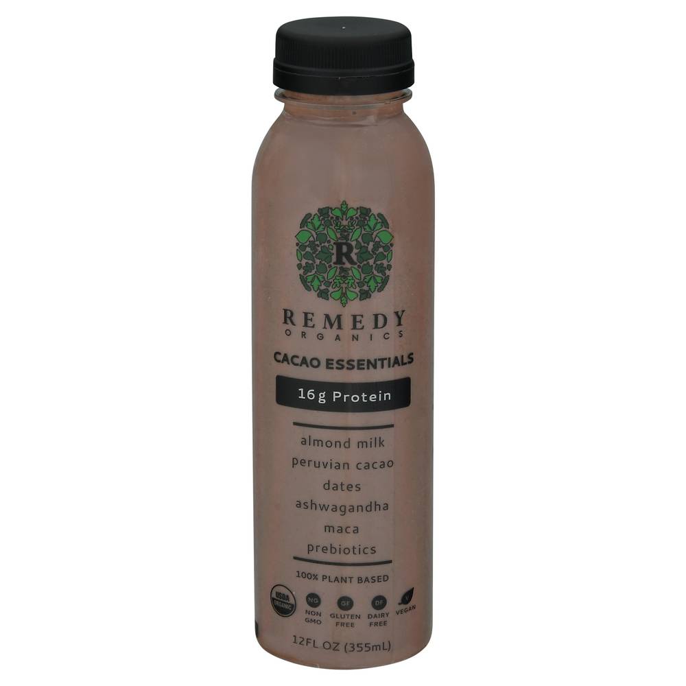 Remedy Organics Plant Based Essentials Protein Shake (12 fl oz) (cacao)