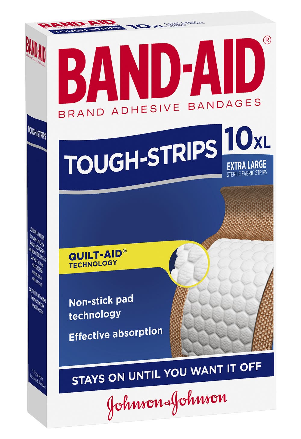 Band-Aid Tough Strips Fabric Bandages, Extra Large (10 pack)