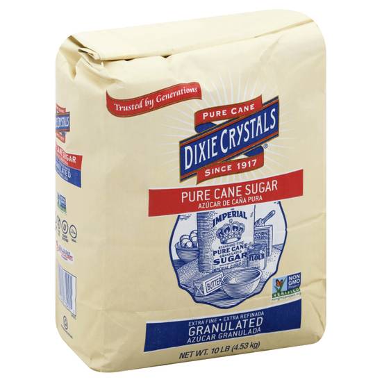 Dixie Crystals Pure Cane Granulated Sugar