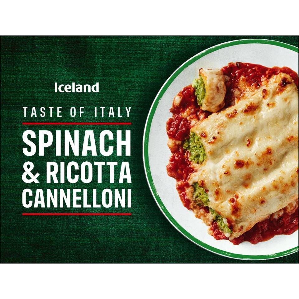 Iceland Spinach & Ricotta Cannelloni