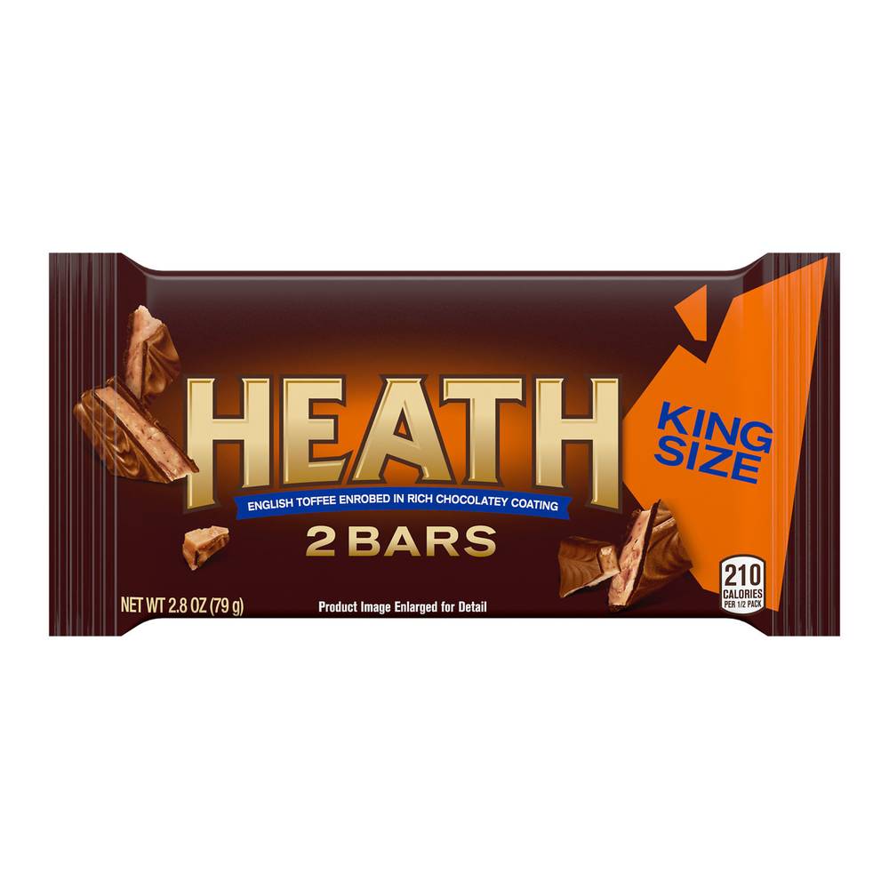 Heath King Size Milk Chocolate English Toffee Bar (2.8 oz)