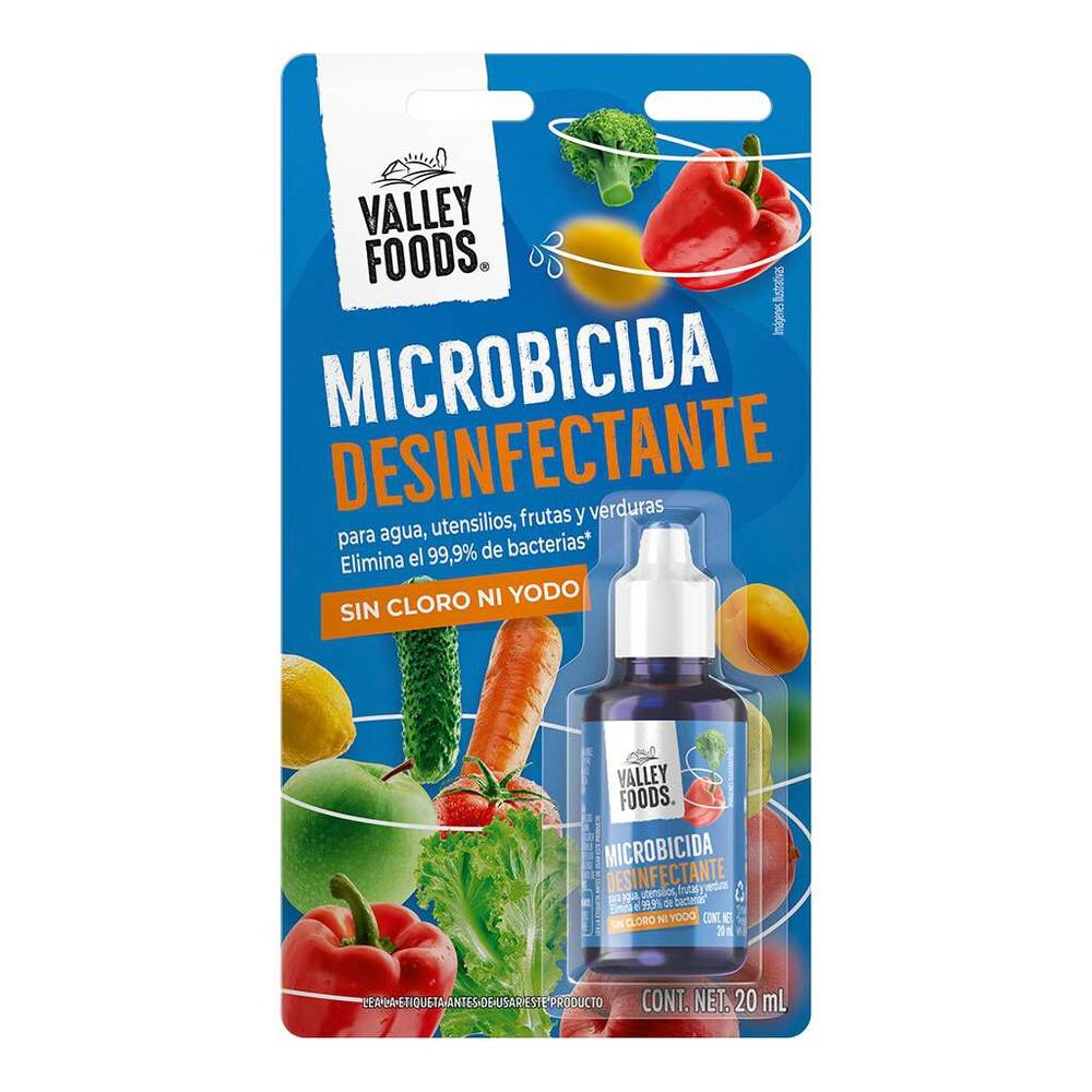 Valley Foods · Desinfectante microbicida (20 ml)