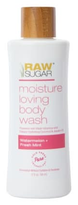 Raw Sugar® Travel Size Body Wash 3oz - Watermelon & Fresh Mint