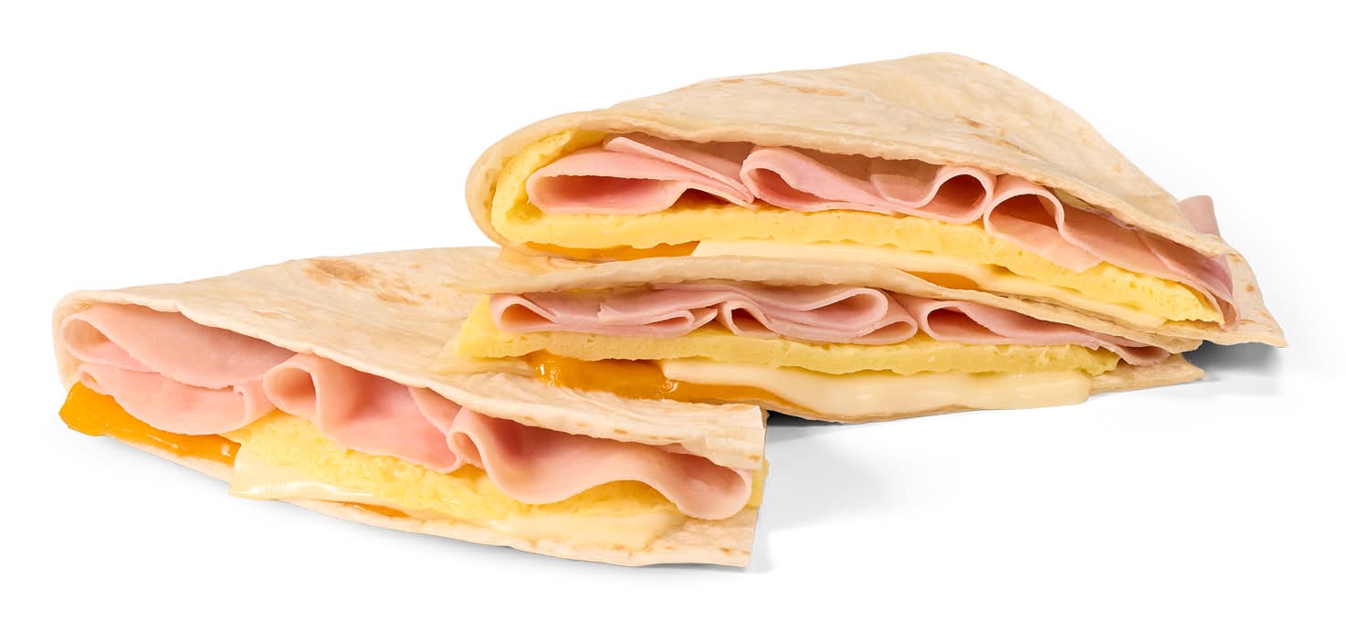 Ham & Egg Omelet Breakfast Quesadilla