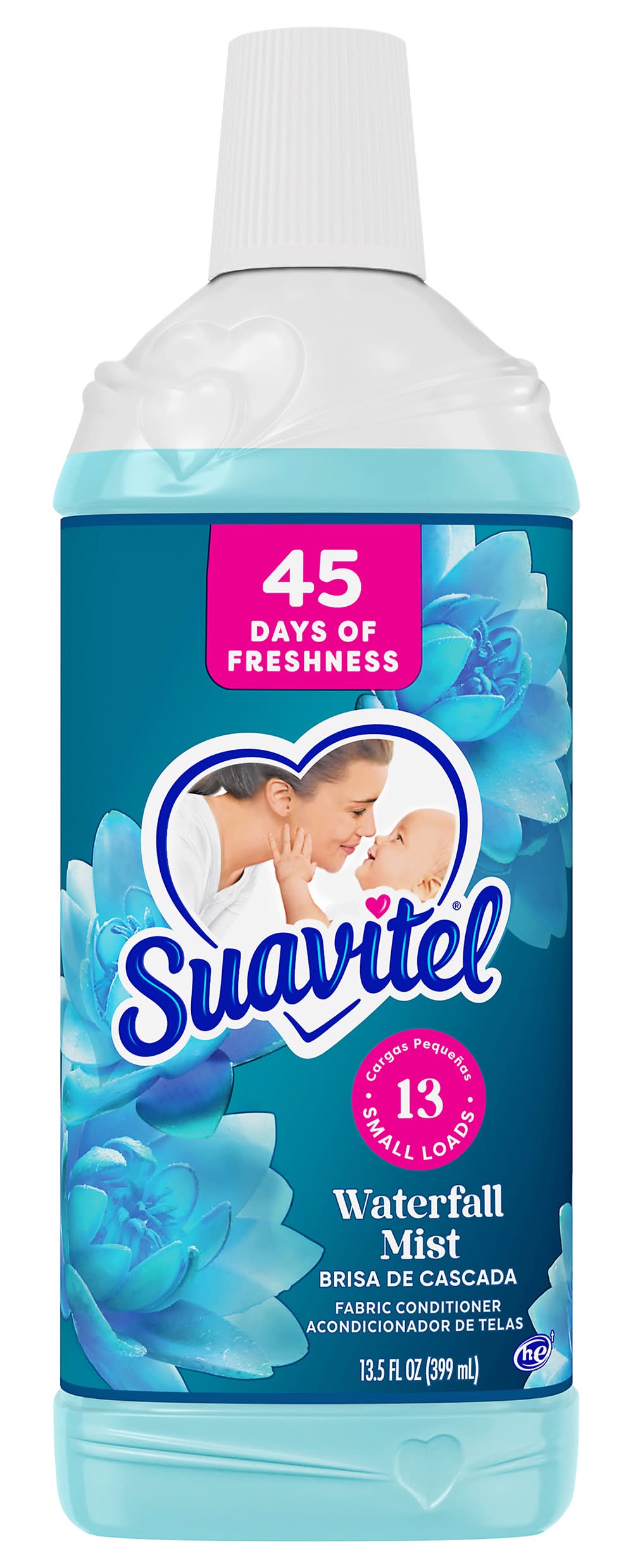 Suavitel Complete Liquid Fabric Conditioner, Waterfall Mist (10.5 fl oz)